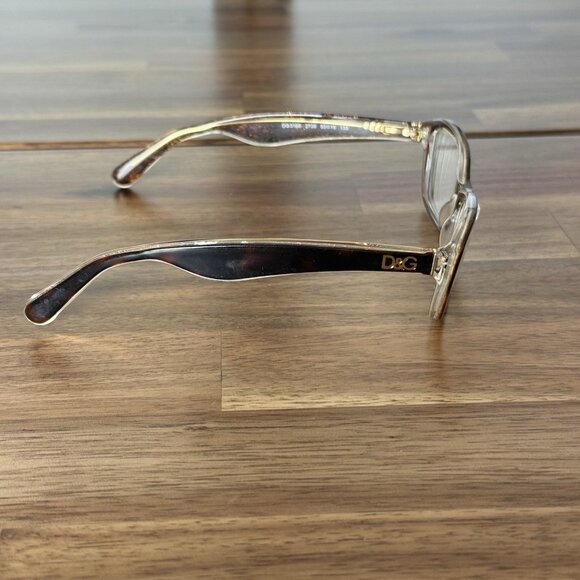Dolce & Gabbana Eyeglasses Frames DG3168 2738 Tortoise Clear Gold 53-16-135 - Picture 5 of 13